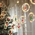 USB Merry Christmas Curtain LED String Lights